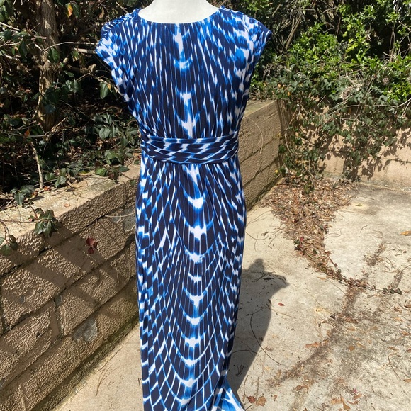 Chico's Size 0 Sleeveless Maxi Dress Empire Twist - Picture 5 of 9